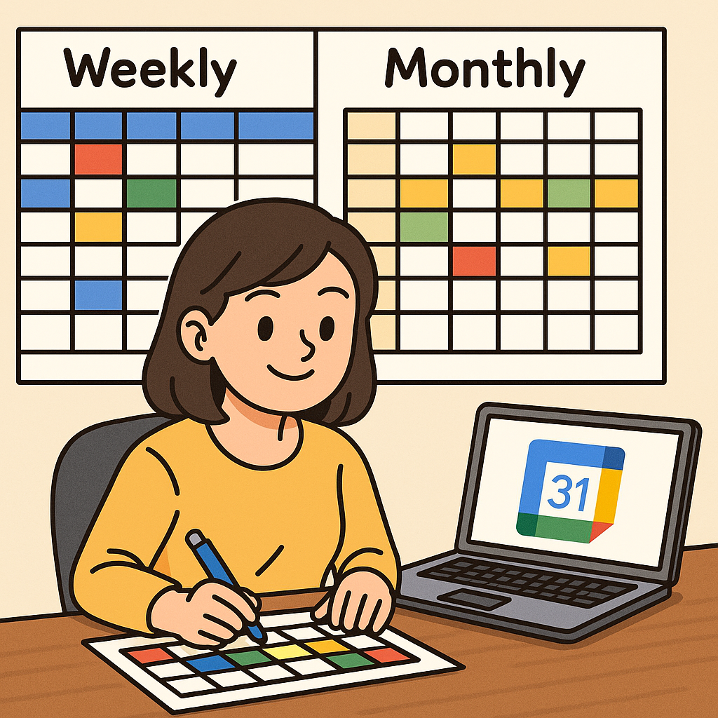 구글 캘린더로 주간·월간 계획 세우는 효율적인 방법