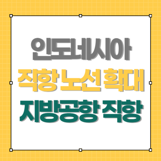 인도네시아직항노선