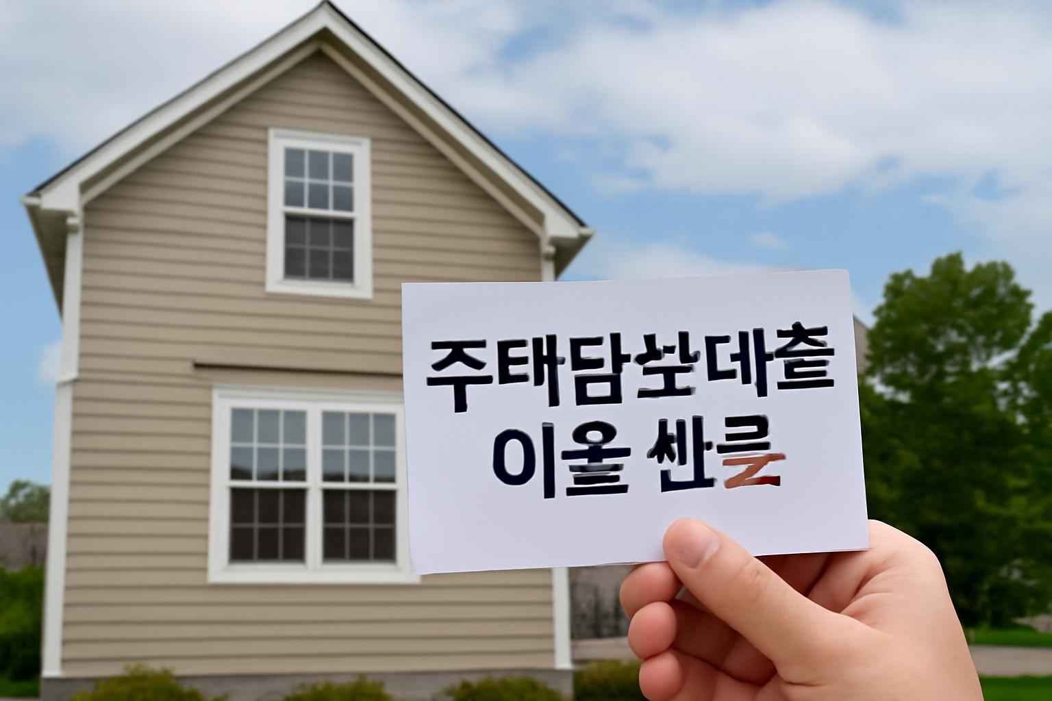 주택담보대출 이율 싼곳