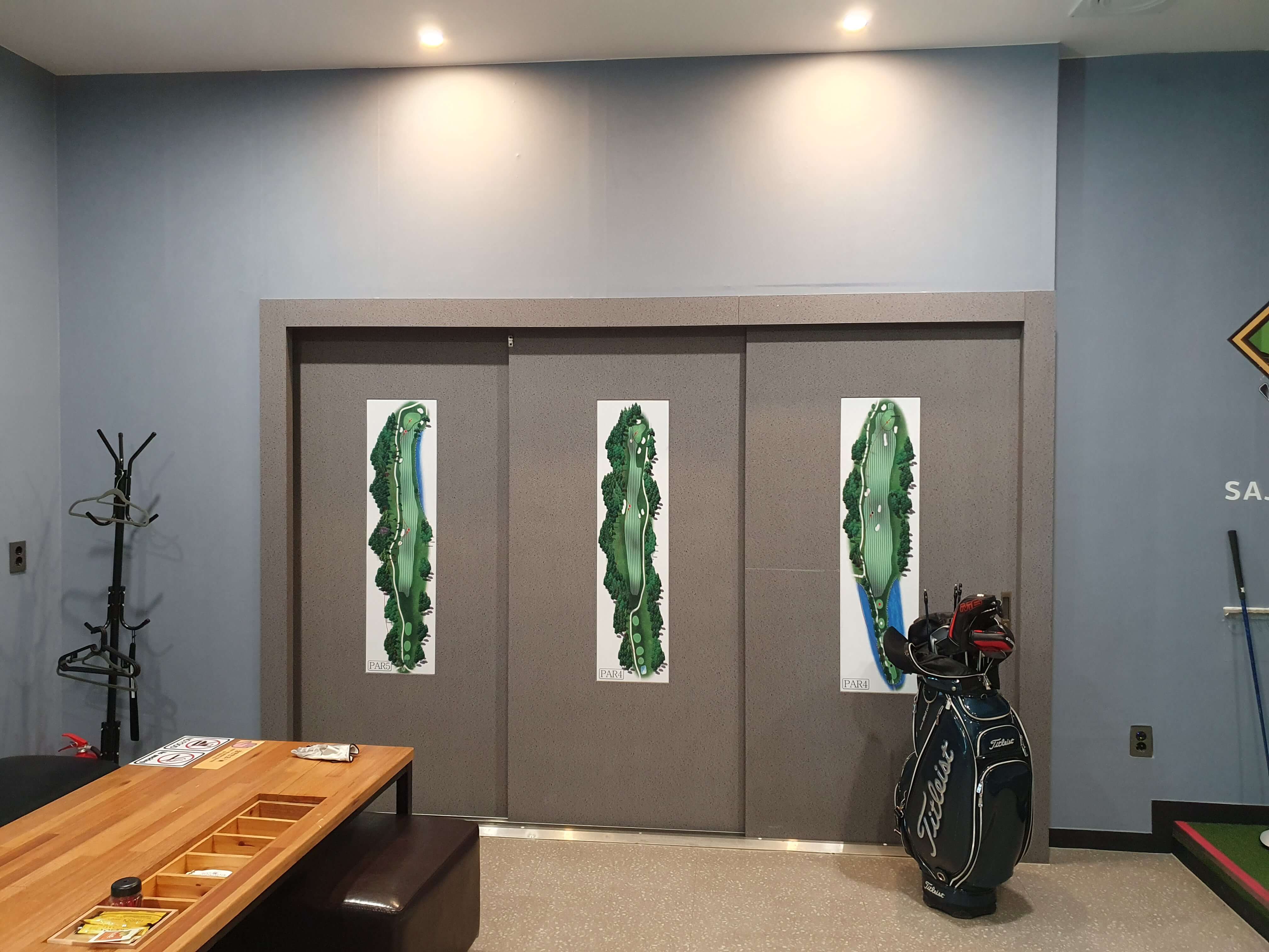 사직동(거제동) 스크린골프 골프존파크 사직골프랜드점-방 내부