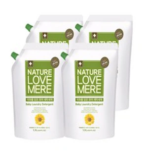 네이쳐러브메레 꽃을 담은 유아 세탁세제 국화꽃향 1300 ml, 1300ml, 4개