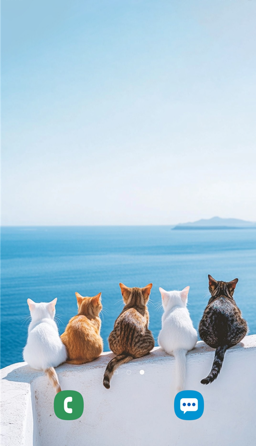 방법 1: 휴대폰 바탕화면 길게 터치하기