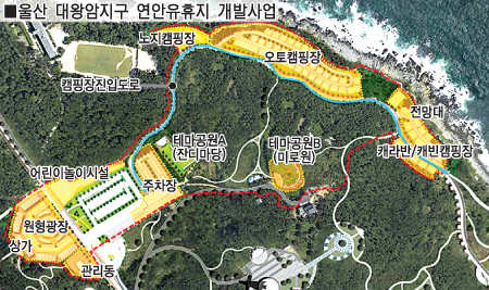 울산 대왕암 오토캠핑장