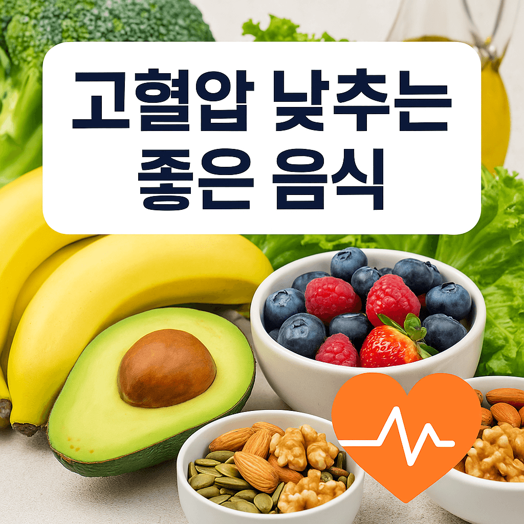 고혈압 낮추는 방법과 좋은 음식 TOP10 정리
