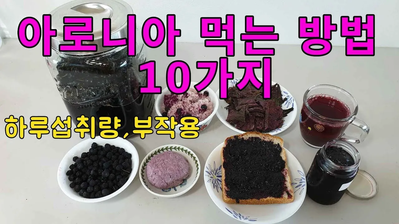 아로니아 먹는 가장 좋은 방법과 생 냉동 분말 활용 팁_1