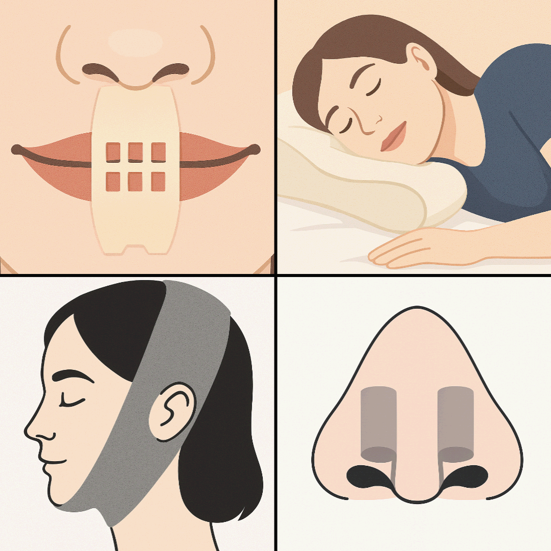 코골이 방지 기구로 코골이 고치는 법!