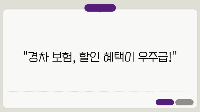 경차 이용 시 환경적 혜택