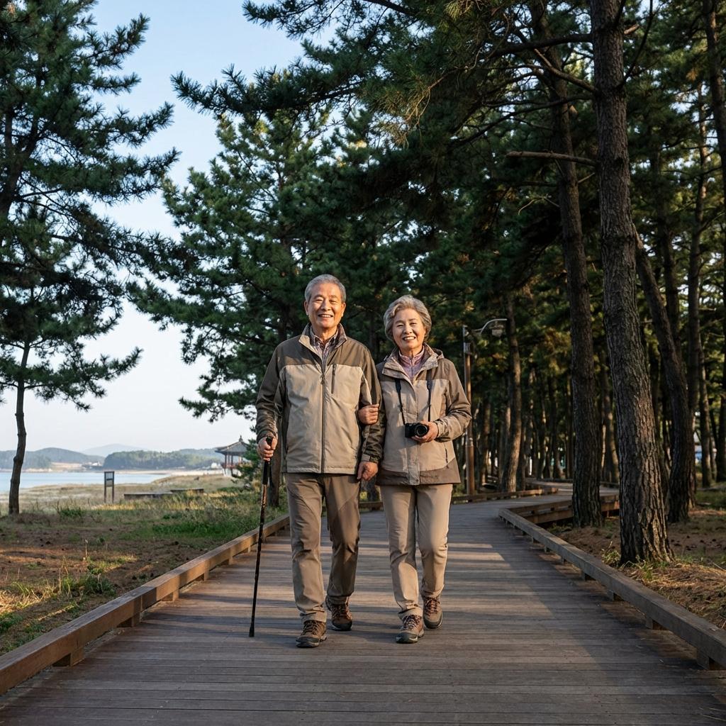 강릉 어르신을 위한 무장애 관광지
