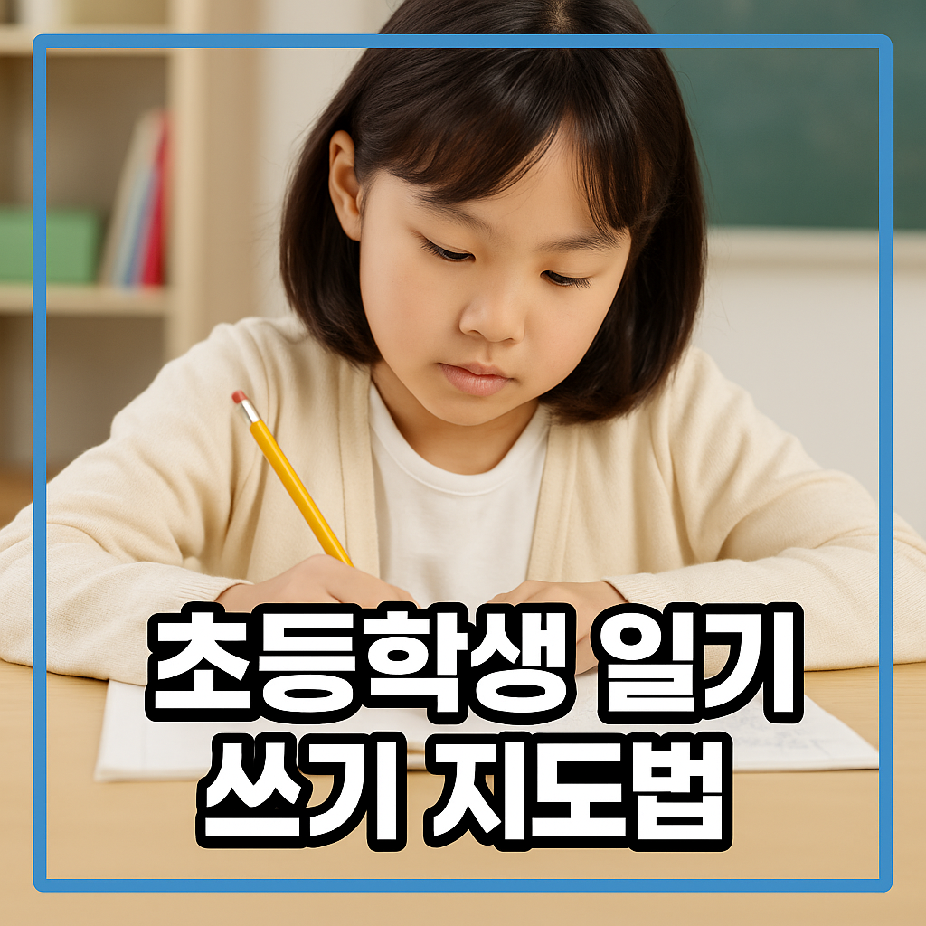 초등학생 일기 쓰기 지도법