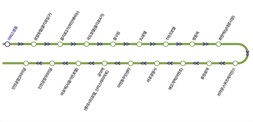 6015번-공항버스-노선도