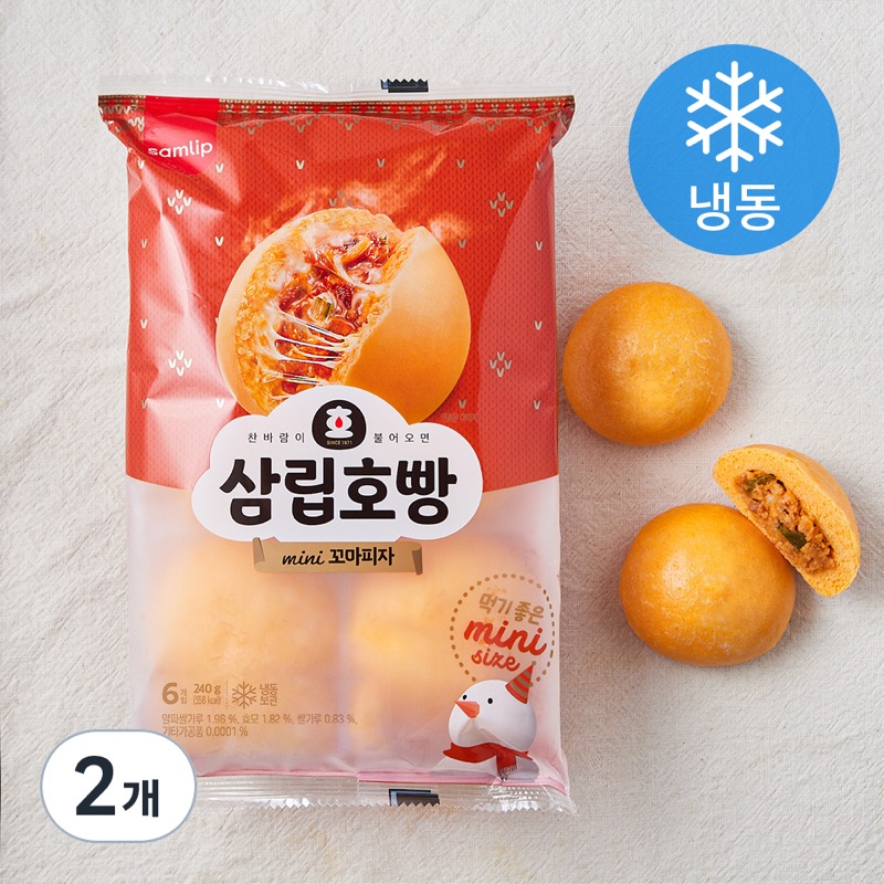 [로켓프레시] 삼립호빵 미니 꼬마피자 (냉동)