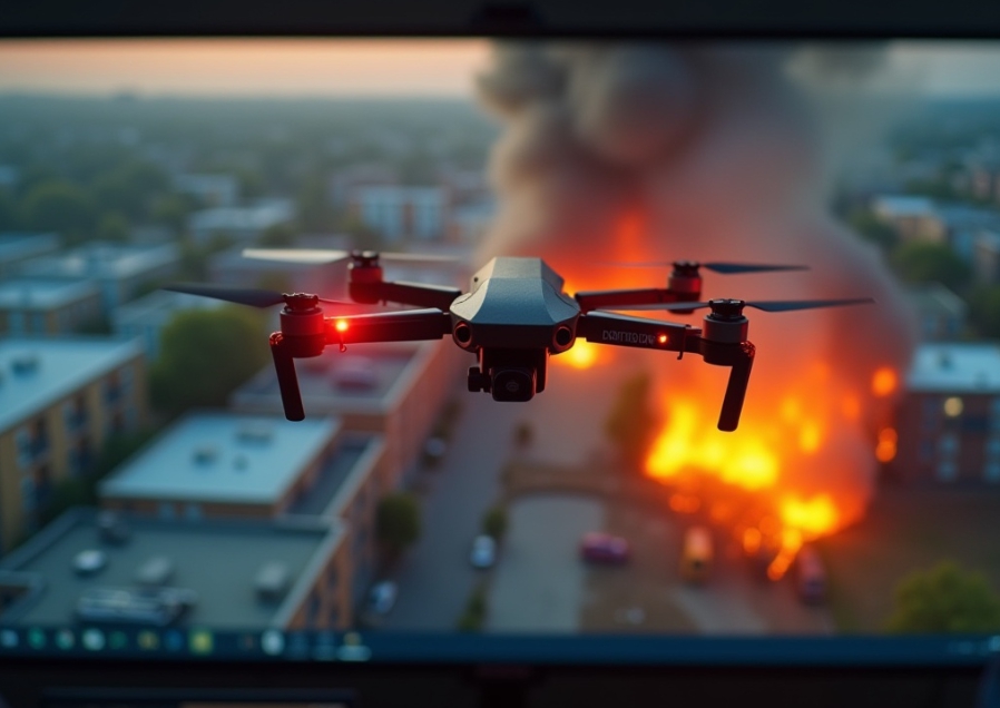 드론을활용한화재진압기술