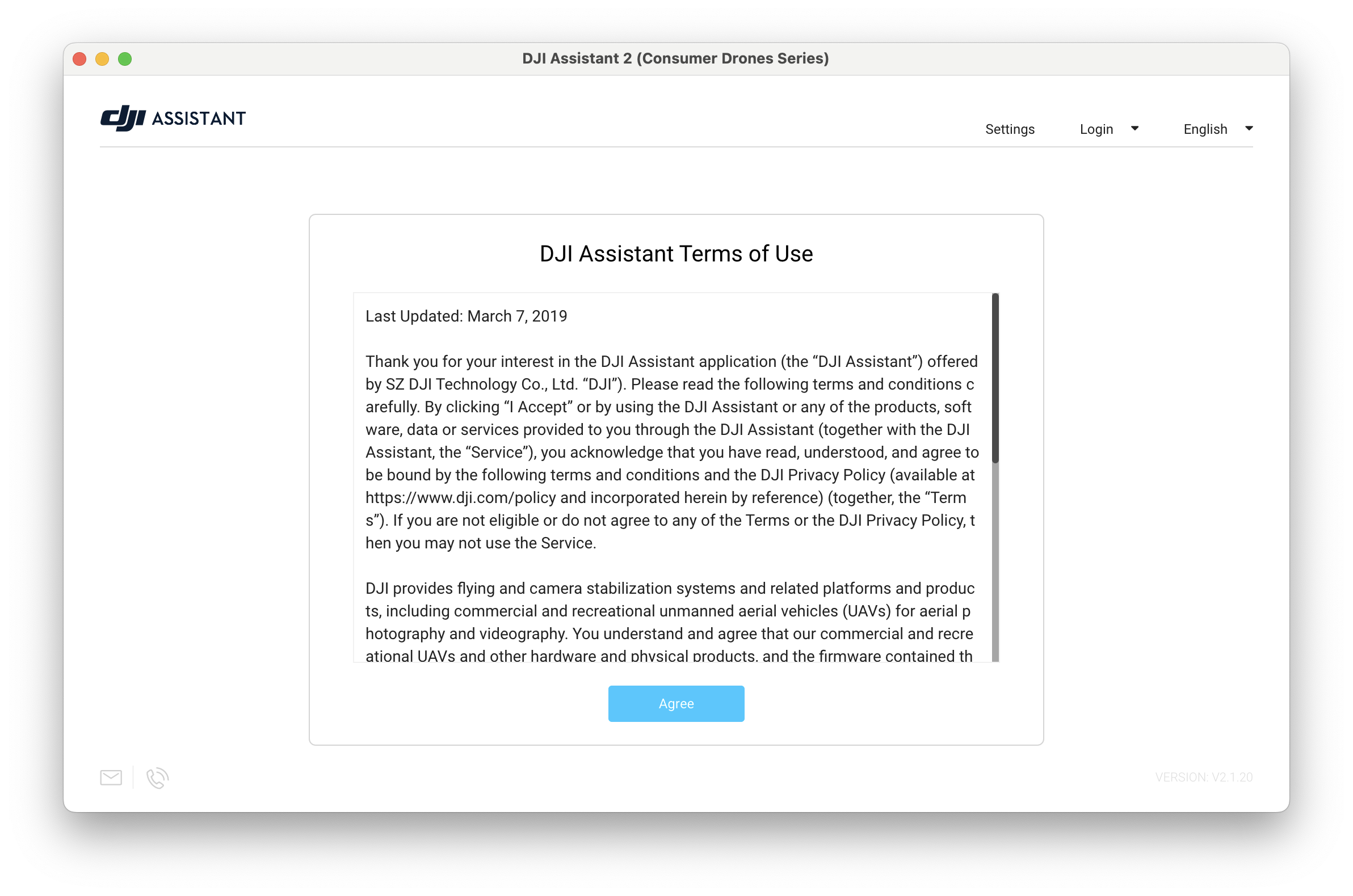 DJI 드론 펌웨어 컴퓨터 업데이트 DJI Assistant 2 이미지 2