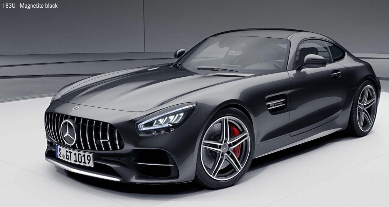 Magnetite black(색상 코드 : 183) AMG GT Coupe 색상코드 - Magnetite black(색상 코드 : 183)