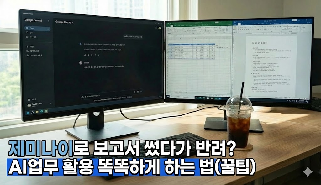 제미나이로 보고서 썼다가 반려? AI 업무 활용 똑똑하게 하는 법 (표절/검증 통과 꿀팁)