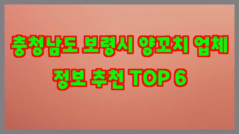 충청남도 보령시 양꼬치