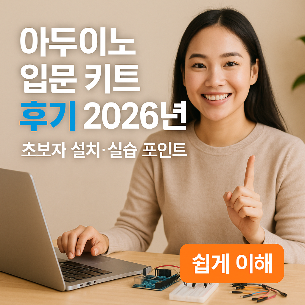 아두이노 입문 키트 후기 2026년 ｜ 초보자 설치&middot;실습 포인트