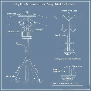전봇대 구조와 하중 설계 원리 분석