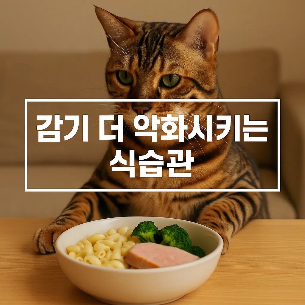 열 날 때 절대 먹지 마세요! 감기 더 악화시키는 식습관