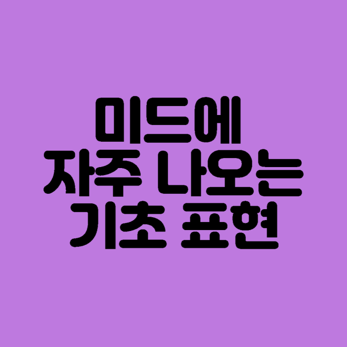 미드에 자주 나오는 영어 표현 배우기