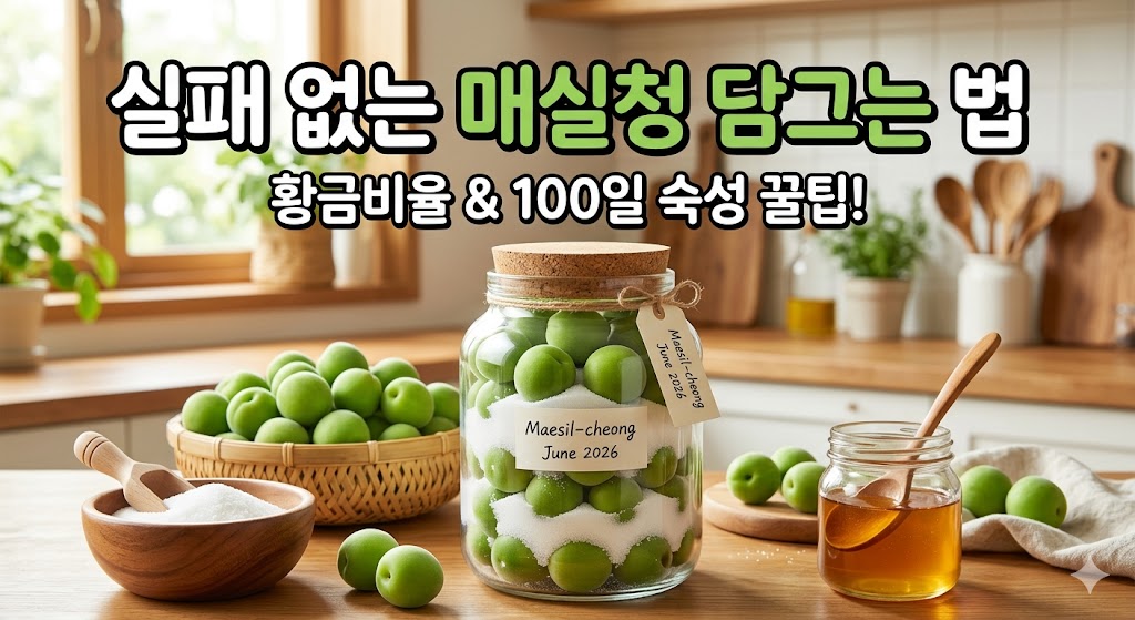 매실청 담그는법
