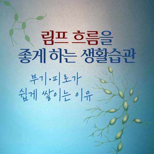 림프_흐름을_좋게_하는_생활습관