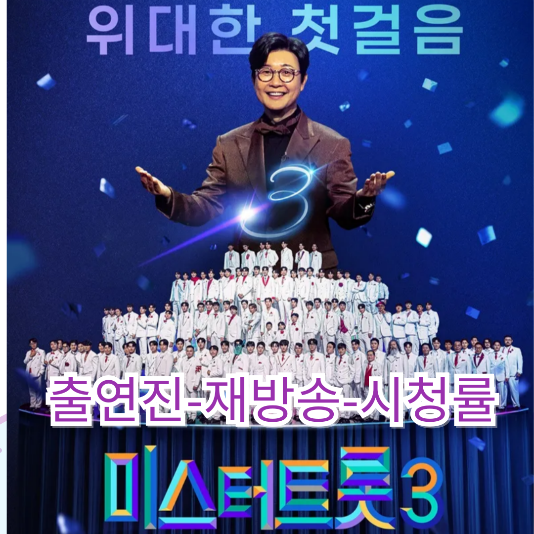 [미스터트롯3]출연진-재방송-시청률
