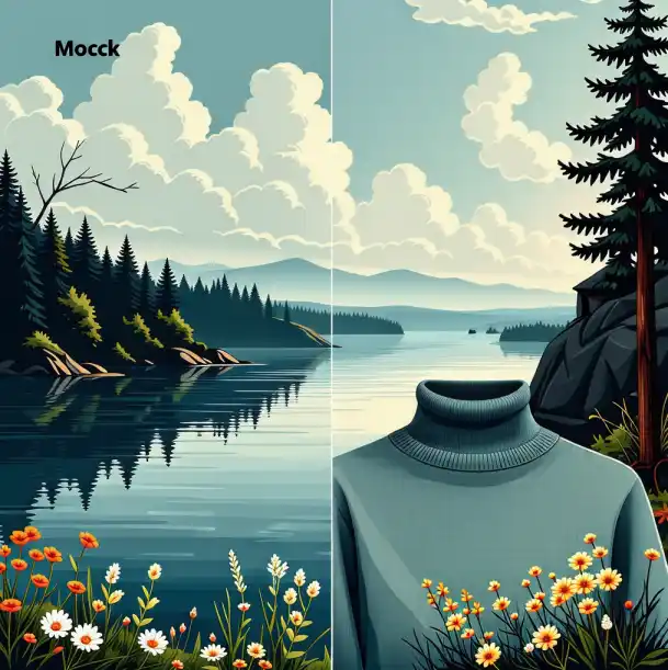 목폴라와 터틀넥의 차이점 완벽 분석