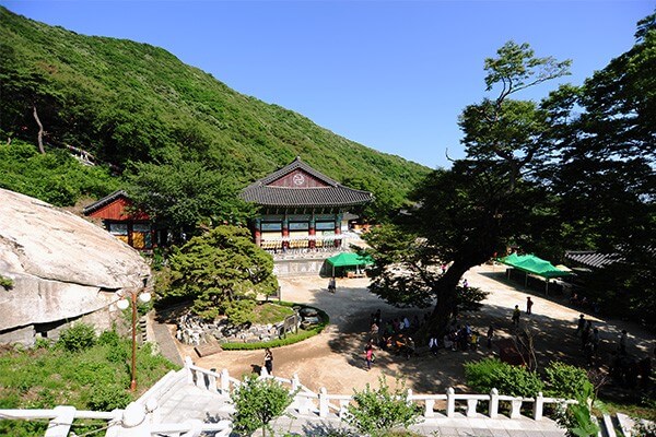 석모도에있는 보문사 전경