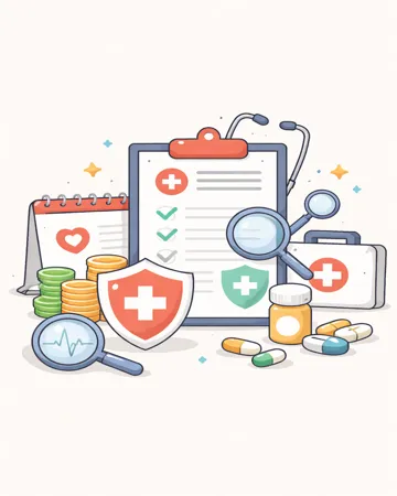 우체국 실손보험 가입조건과 보장 범위를 비교하는 장면13