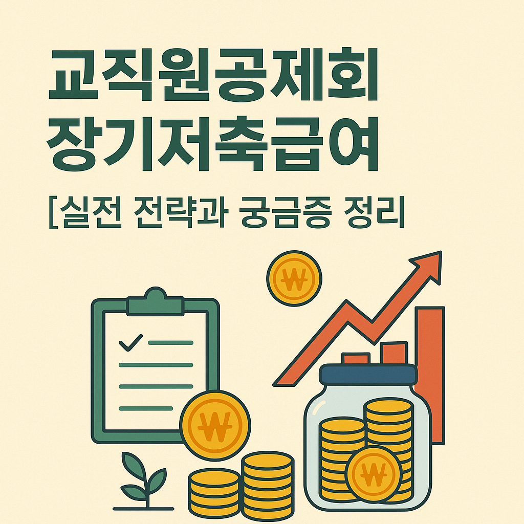 교직원공제회 장기저축급여 100% 활용법 [복리 수익 올리는 실전 전략 &amp; Q&amp;A]