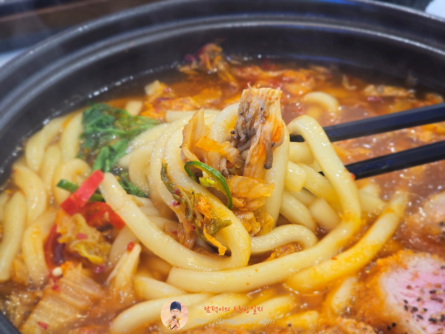 히레카츠 김치우동 나베