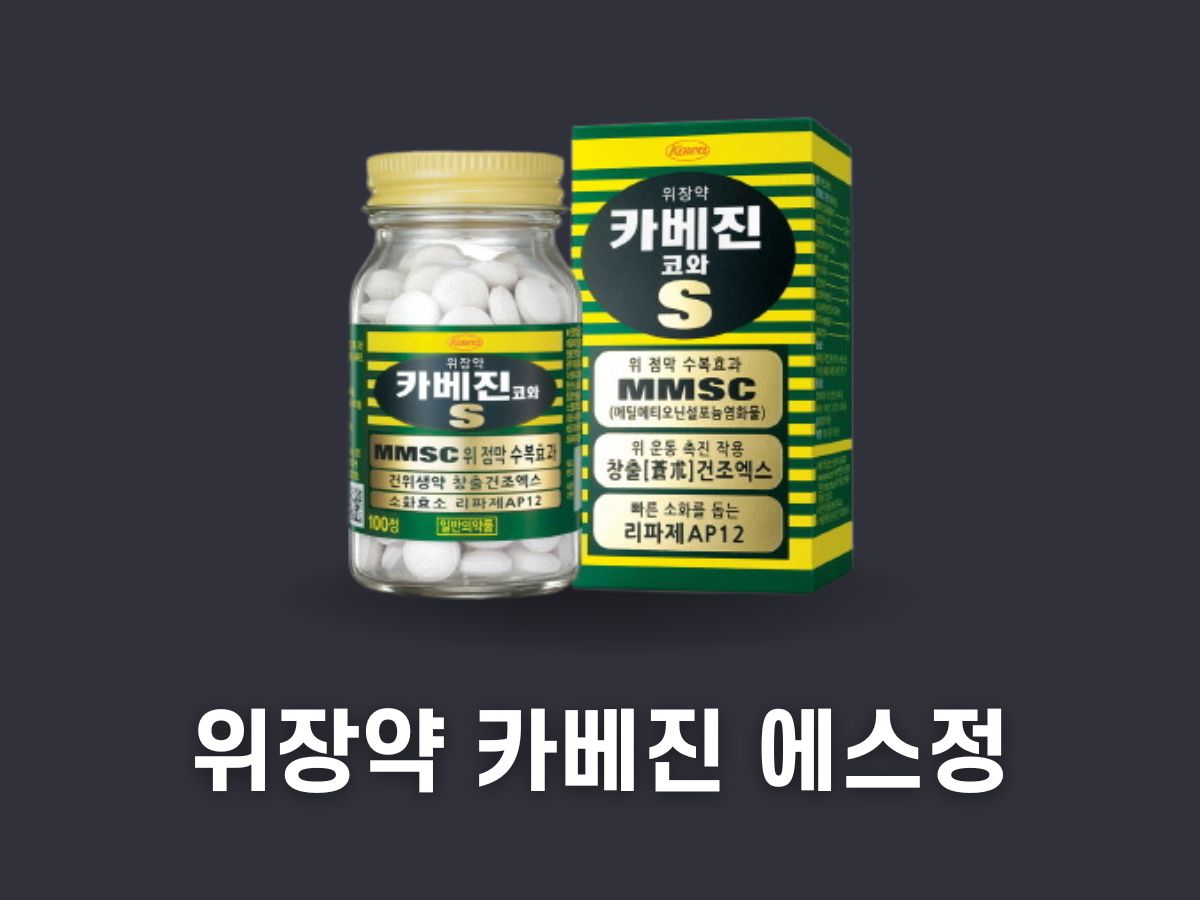 위장약 카베진 에스정