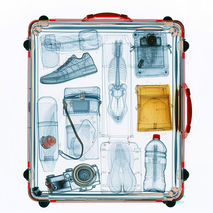 기내 반입 캐리어 물품사진