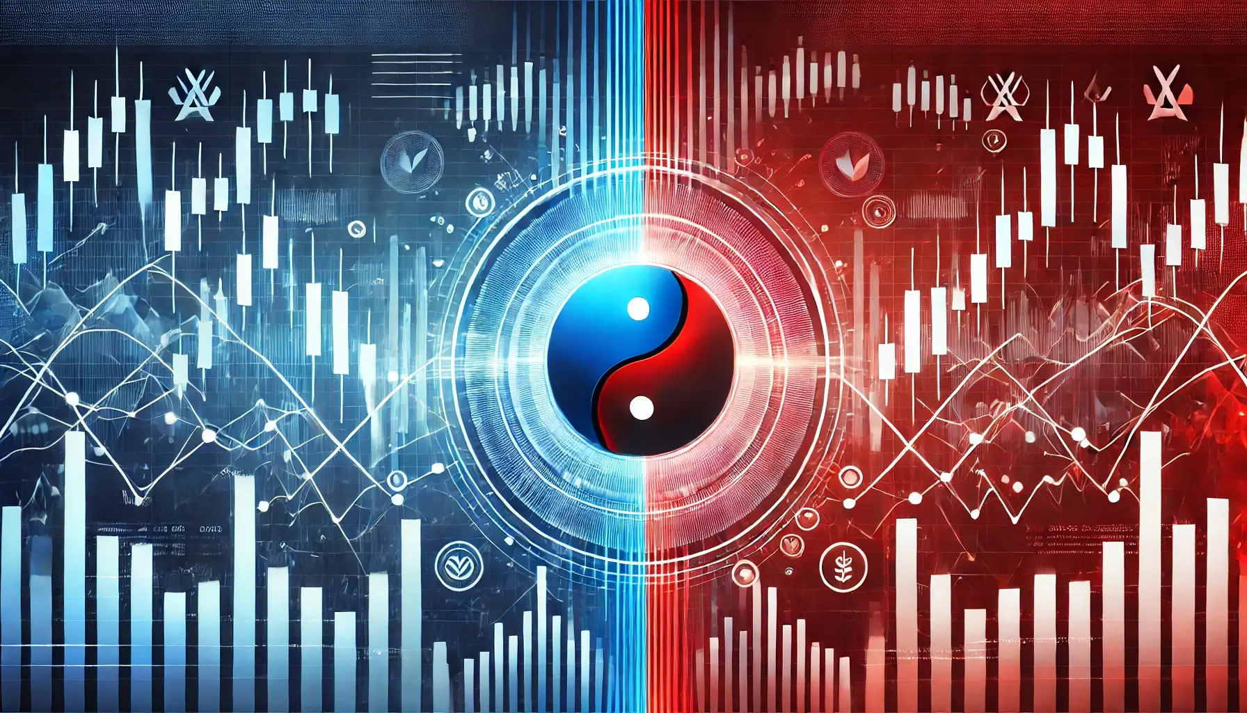 2025년 01월 09일 목요일 - 한국증시 코스피, 코스닥 시장의 혼조세를 표현한 이미지 입니다.