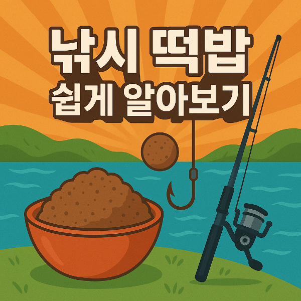 낚시 떡밥 쉽게 알아보기 — 바로 쓰는 미끼 선택·배합 가이드 썸네일