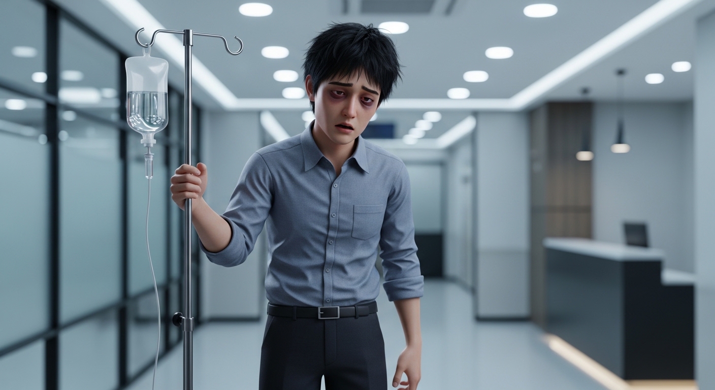 정맥염과 혈관 손상의 위험성 