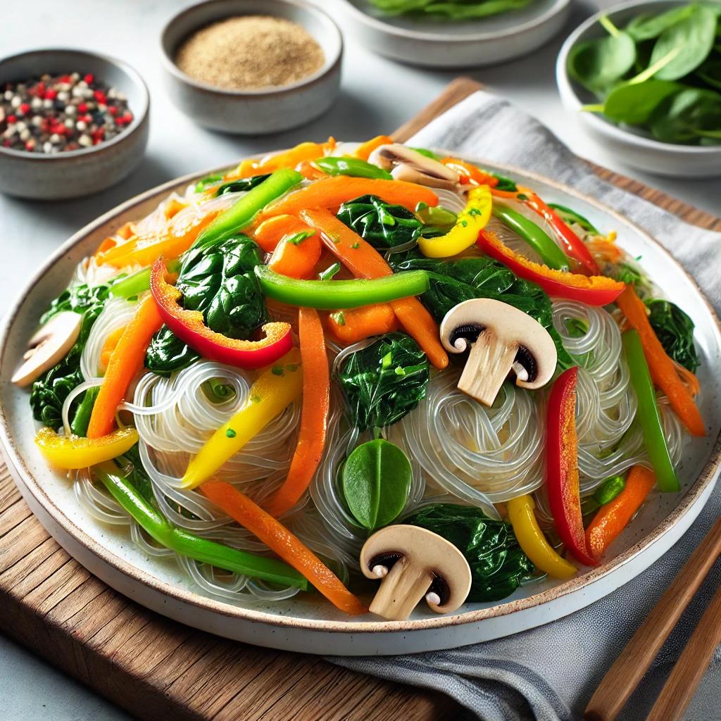 다이어트 요리 칼로리 없는 한천 잡채