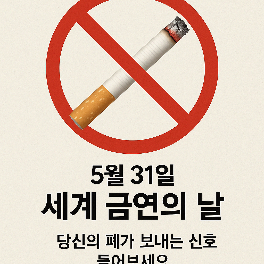 세계 금연의 날 포스터