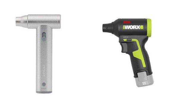 세차 미니 에어건 비교 추천 - 벤딕트 마하1 vs 웍스(Worx) WU094