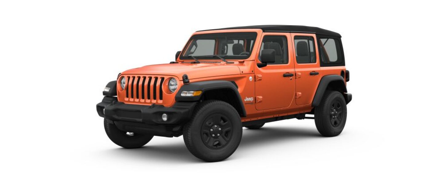 지프랭글러 스포츠 차량 전면사진 출처 지프 홈페이지