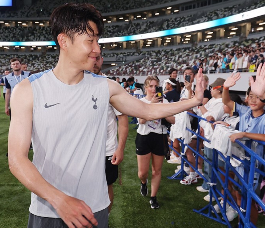 고베전 연습후 팬 미팅