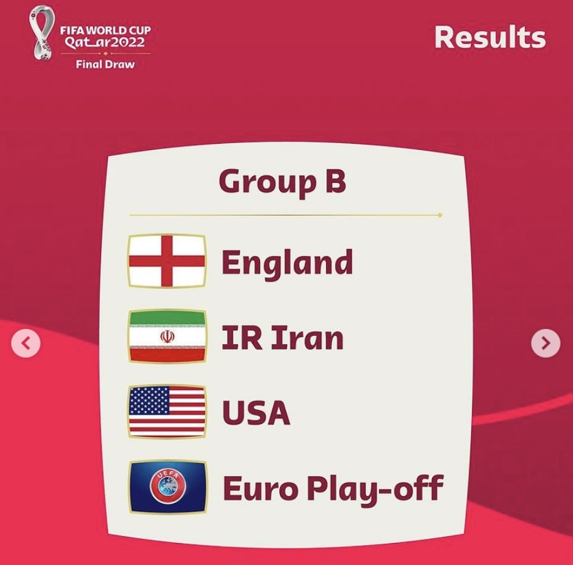 카타르 월드컵 조추첨 결과