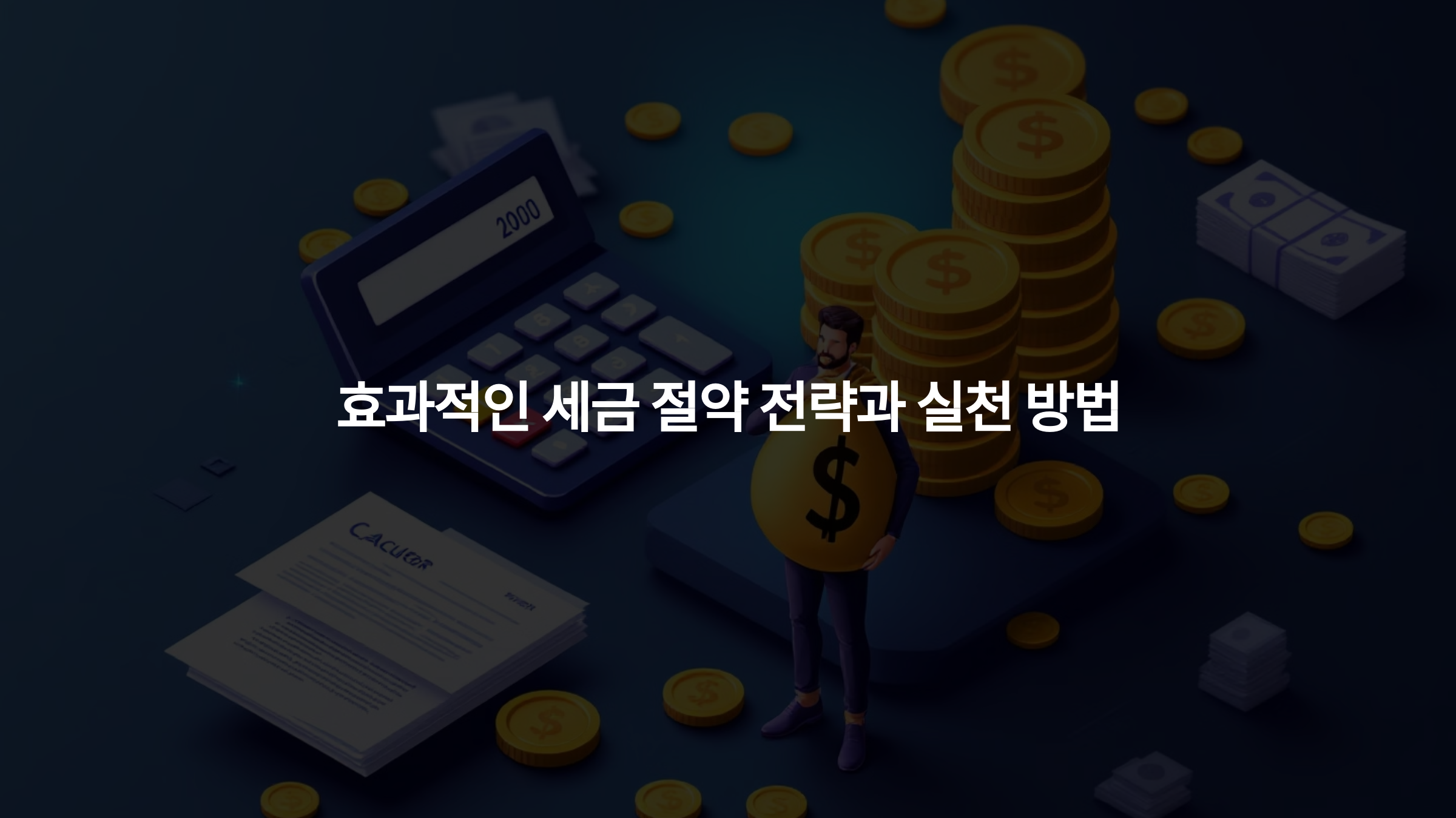 효과적인 세금 절약 전략과 실천 방법
