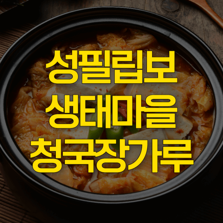 성필립보-생태마을-청국장가루-대표-사진