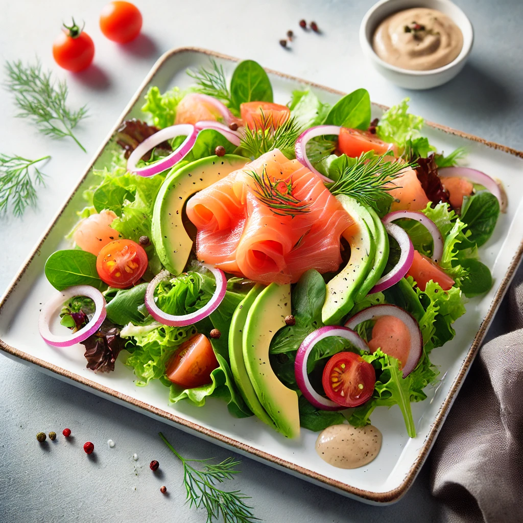 연어 샐러드