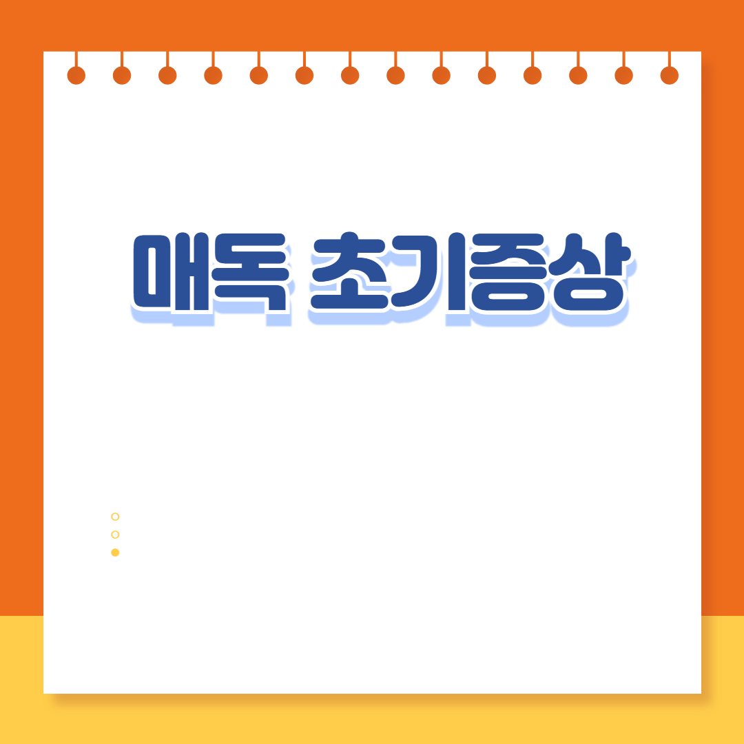 매독 초기증상
