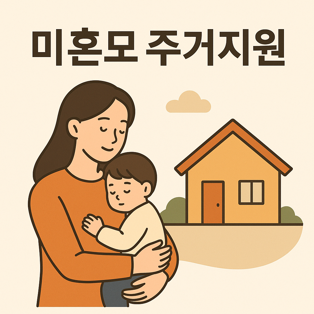 미혼모 주거지원 문구이미지