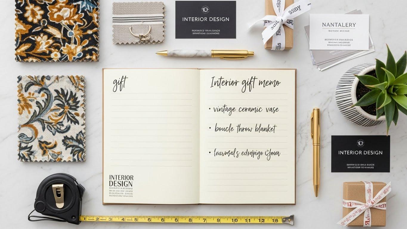 인테리어 공사 선물 메모