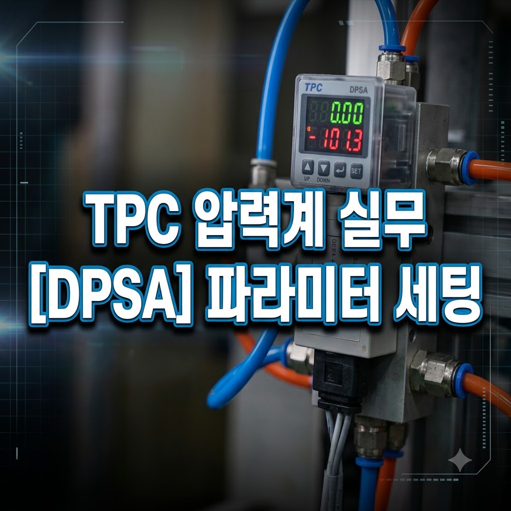 TPC 디지털 압력계(DPSA) 설정 가이드: 영점 조정 및 출력 모드 변경